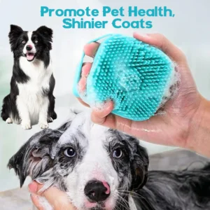 LuxePaws 2-in-1 Soft Silicone Pet Bath & Massage Brush