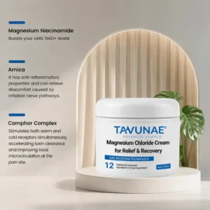 Tavunae Magnesium Chloride Cream Relief Recovery